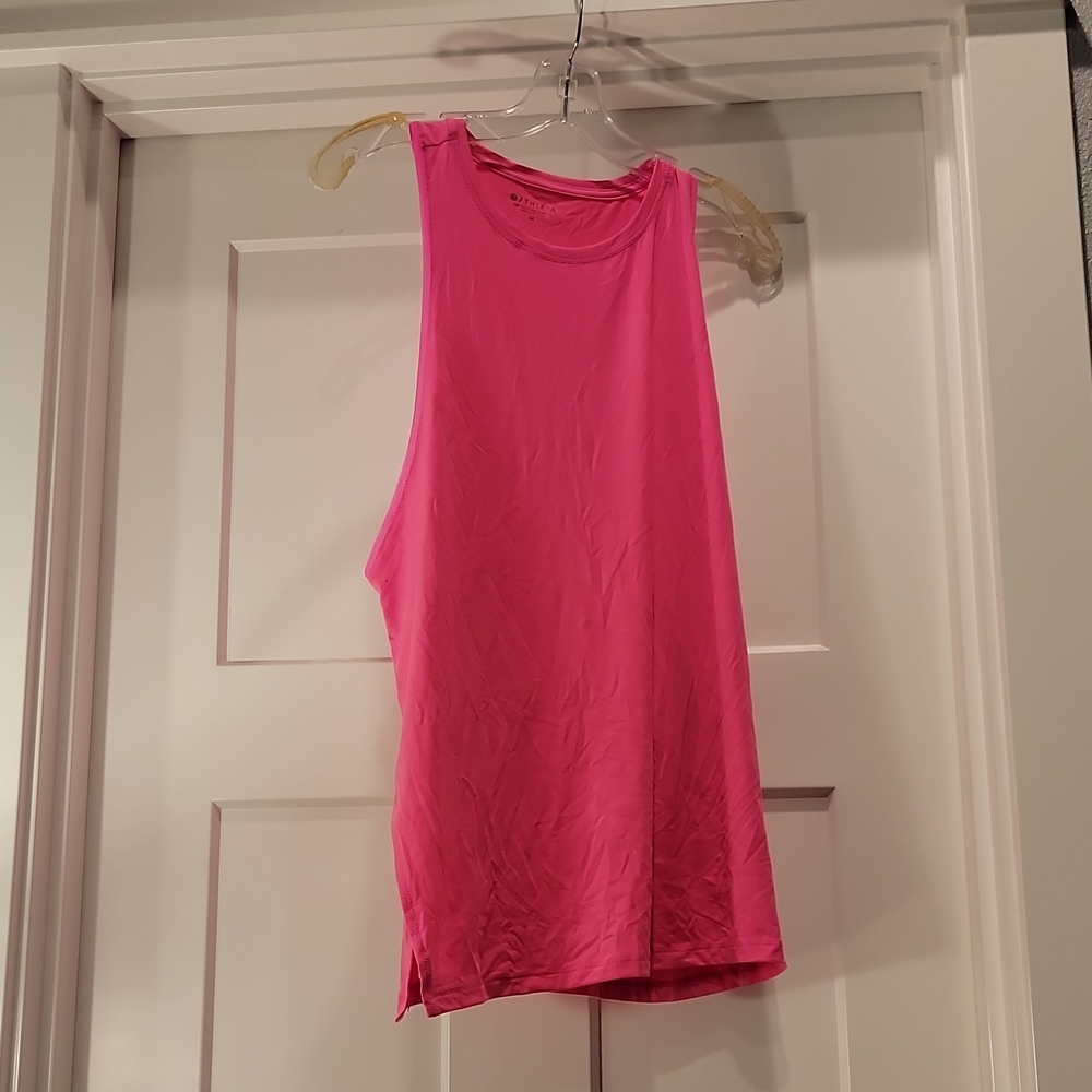 Athleta Vibrant Pink Muscle Tee